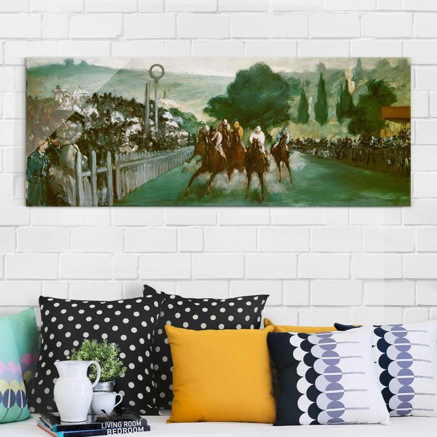 Wanddeko Küche Edouard Manet - Pferderennen