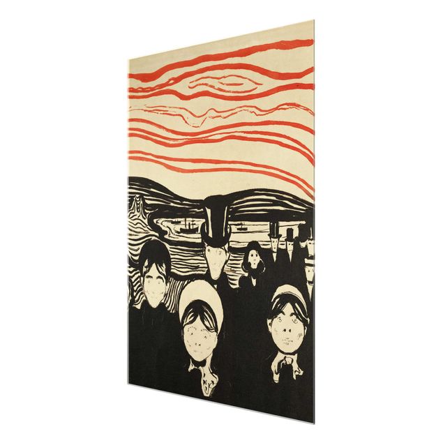 Wandbilder Portrait Edvard Munch - Angstgefühl