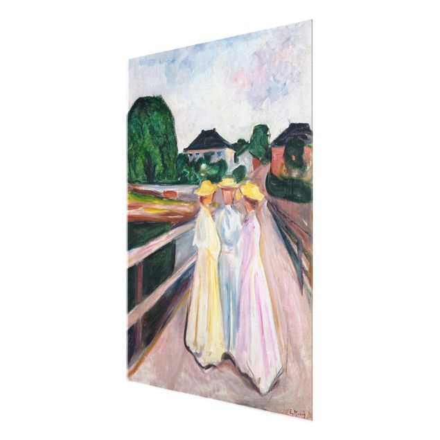Wandbilder Portrait Edvard Munch - Drei Mädchen