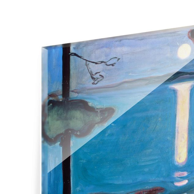 Wandbilder Kunstdrucke Edvard Munch - Mondnacht