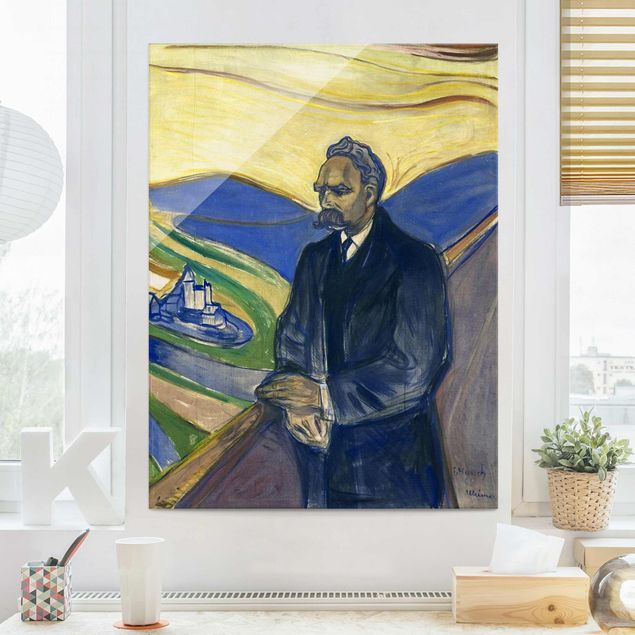 Küche Dekoration Edvard Munch - Porträt Nietzsche