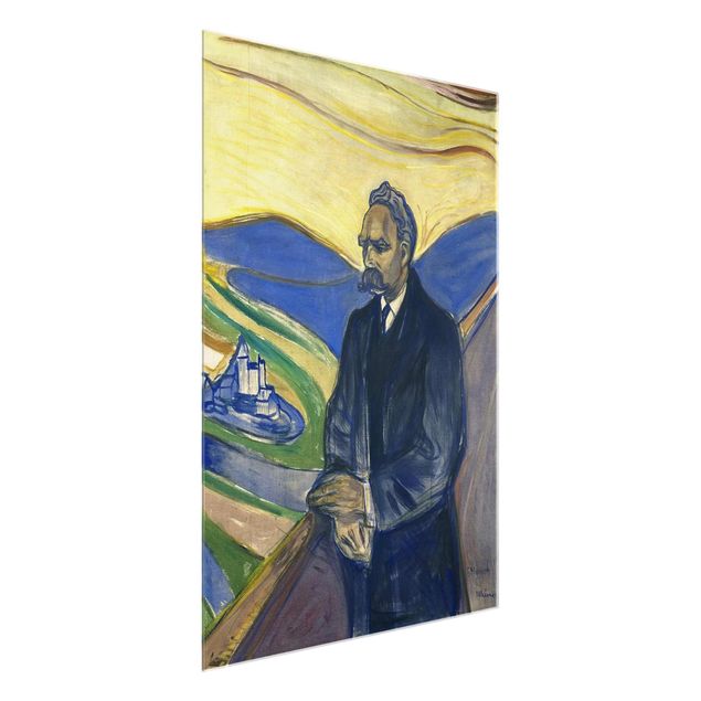 Kunststile Edvard Munch - Porträt Nietzsche