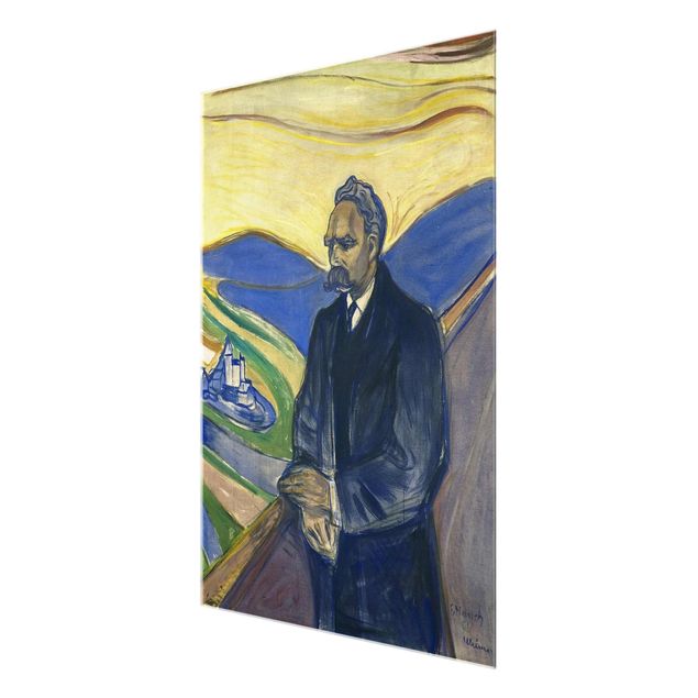 Wandbilder Portrait Edvard Munch - Porträt Nietzsche