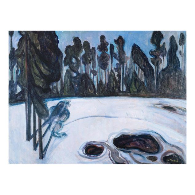 Wandbilder Landschaften Edvard Munch - Sternennacht