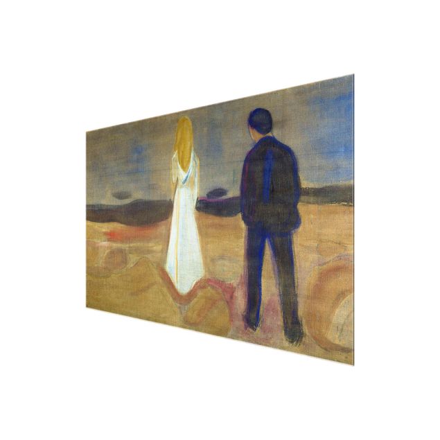Wandbilder Portrait Edvard Munch - Zwei Menschen
