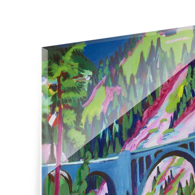 Wandbilder Kunstdrucke Ernst Ludwig Kirchner - Brücke bei Wiesen