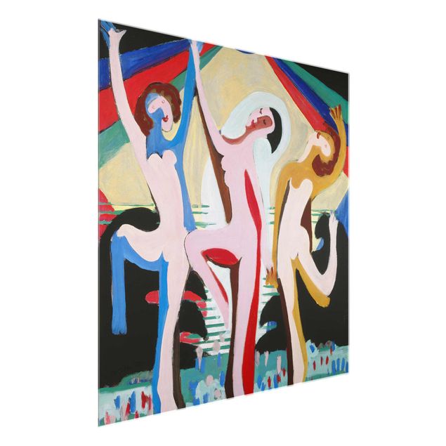 Wandbilder Akt & Erotik Ernst Ludwig Kirchner - Farbentanz