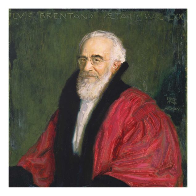 Wandbilder Portrait Franz von Stuck - Bildnis Lujo Brentano