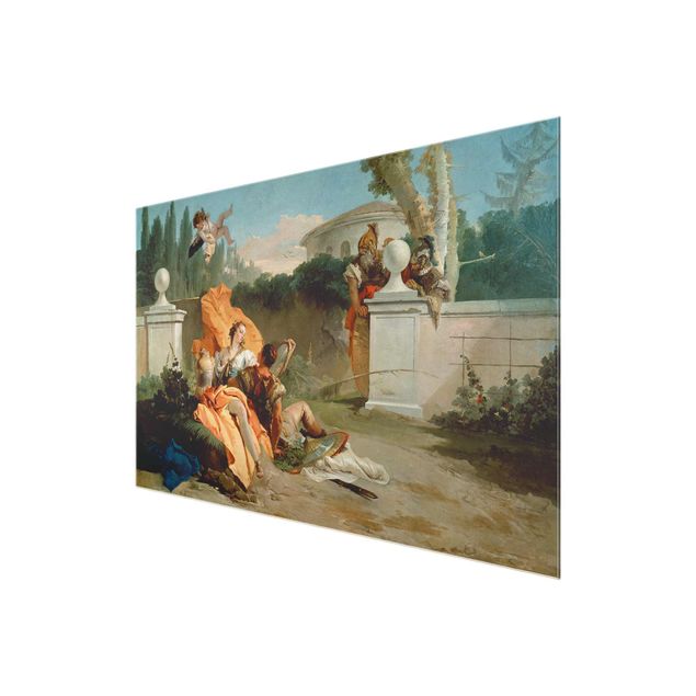 Wandbilder Bunt Giovanni Battista Tiepolo - Rinaldo und Armida