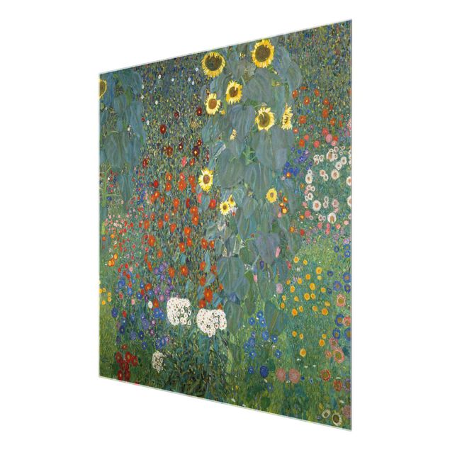 Wandbilder Floral Gustav Klimt - Garten Sonnenblumen