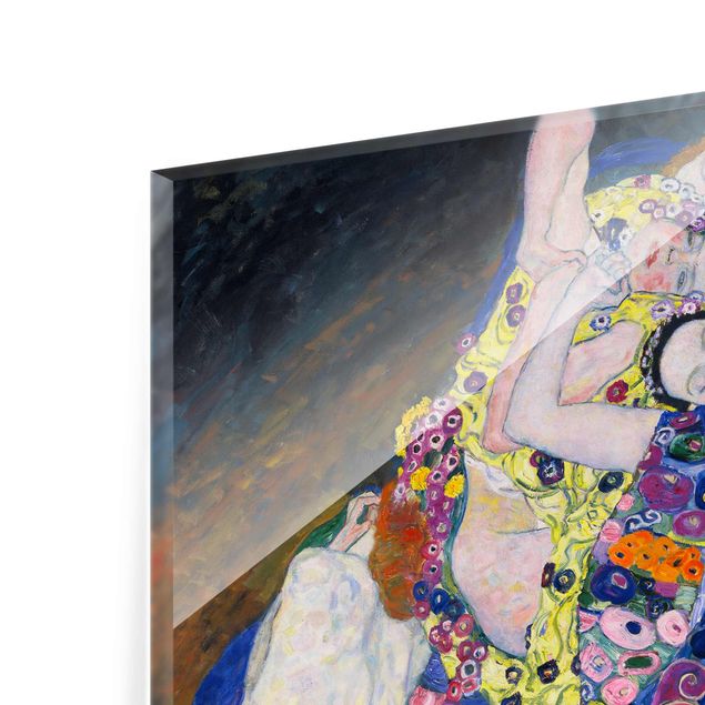 Wandbilder Lila Gustav Klimt - Die Jungfrau