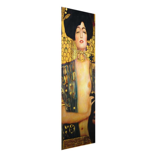 Glasbilder Akt Gustav Klimt - Judith I