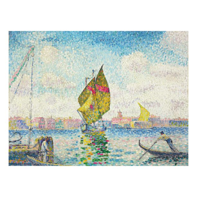 Wandbilder Kunstdrucke Henri Edmond Cross - Segelboote auf dem Giudecca