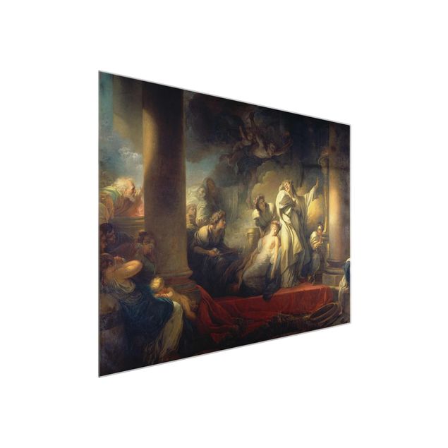 Wandbilder Kunstdrucke Jean Honoré Fragonard - Der Grosspriester Coresos