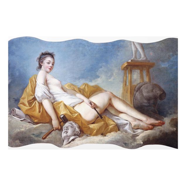 Wandbilder Modern Jean Honoré Fragonard - Personifikation der Malerei
