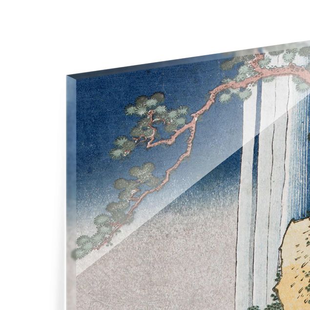 Glasbilder Landschaften Katsushika Hokusai - Der Dichter Rihaku