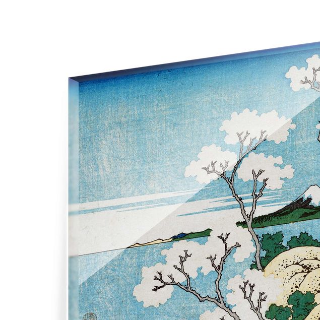 Wandbilder Blau Katsushika Hokusai - Der Fuji von Gotenyama