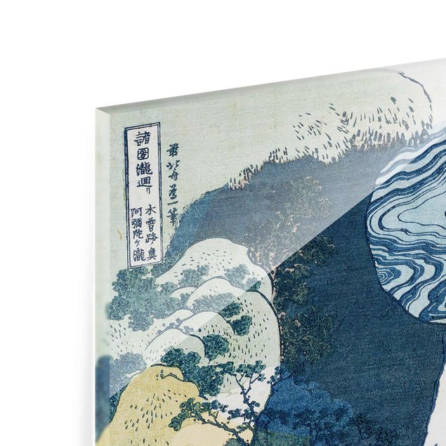 Wandbilder Natur Katsushika Hokusai - Der Wasserfall von Amida