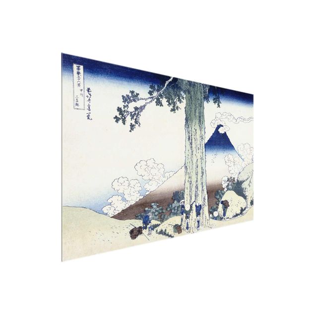 Wandbilder Berge Katsushika Hokusai - Mishima Pass in der Provinz Kai
