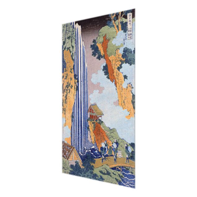 Wandbilder Kunstdrucke Katsushika Hokusai - Ono Wasserfall