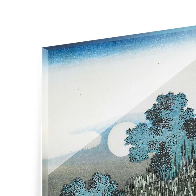 Wandbilder Blau Katsushika Hokusai - Reisträger