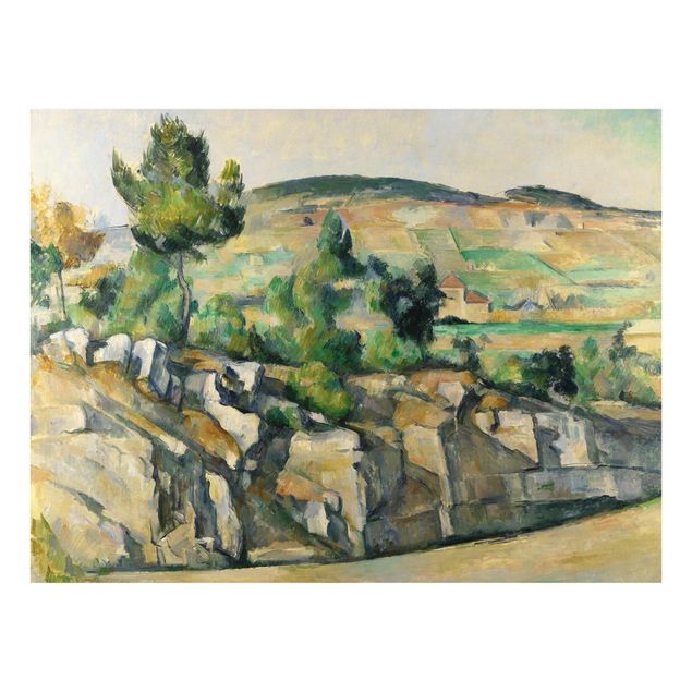 Wandbilder Landschaften Paul Cézanne - Hügelige Landschaft