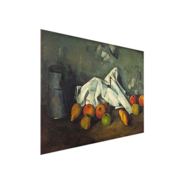 Kunststile Paul Cézanne - Milchkanne und Äpfel