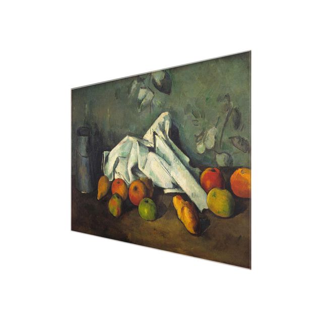 Wandbilder Modern Paul Cézanne - Milchkanne und Äpfel