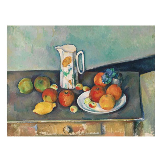 Wandbilder Kunstdrucke Paul Cézanne - Stillleben Pfirsiche