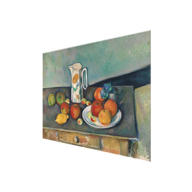 Wandbilder Modern Paul Cézanne - Stillleben Milchkrug
