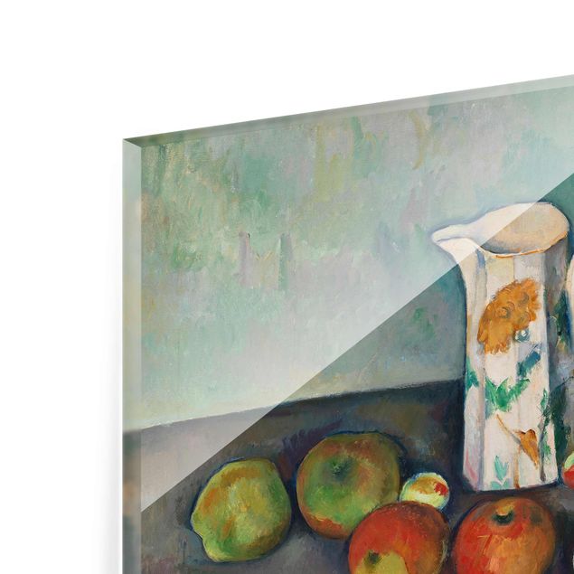 Wandbilder Bunt Paul Cézanne - Stillleben Milchkrug