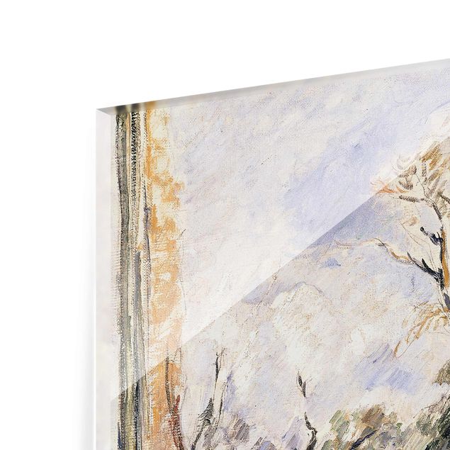 Wandbilder Glas Natur Paul Cézanne - Waldeingang