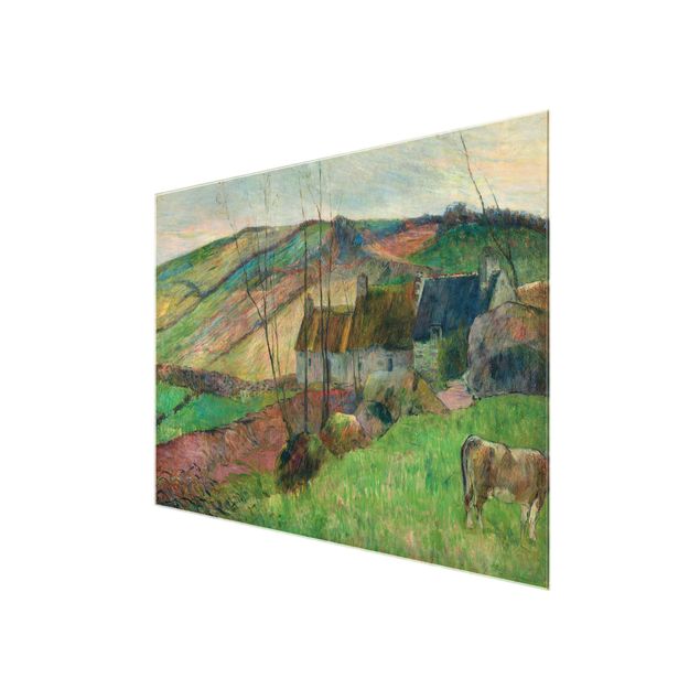 Wandbilder Landschaften Paul Gauguin - Bauernhäuser
