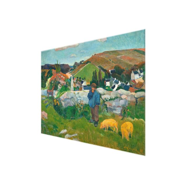 Wandbilder Kunstdrucke Paul Gauguin - Der Schweinehirt