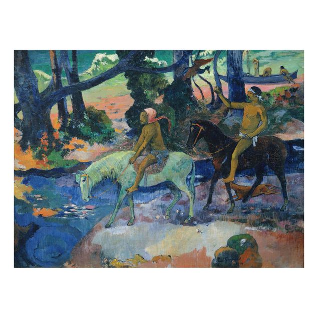 Wandbilder Kunstdrucke Paul Gauguin - Die Flucht