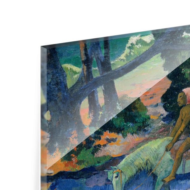 Wandbilder Blau Paul Gauguin - Die Flucht