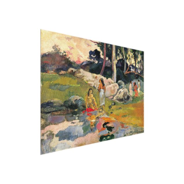 Wandbilder Landschaften Paul Gauguin - Flussufer