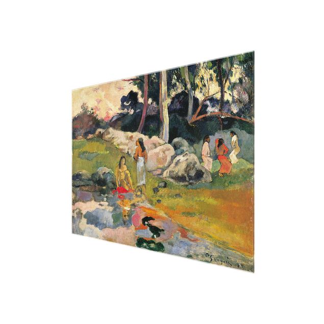Wandbilder Kunstdrucke Paul Gauguin - Flussufer