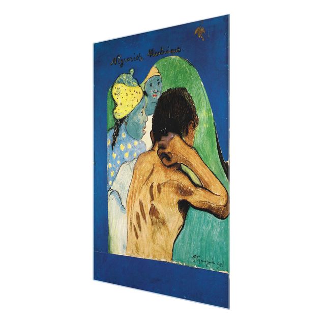 Wandbilder Portrait Paul Gauguin - Nègreries Martinique