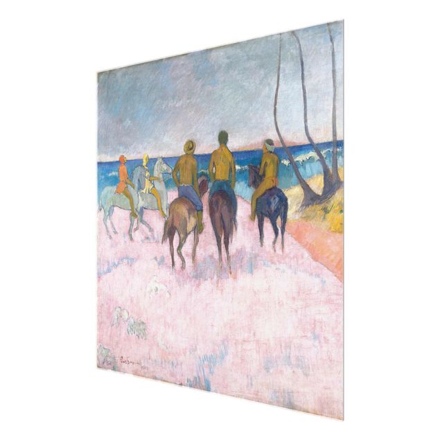 Wandbilder Modern Paul Gauguin - Reiter am Strand