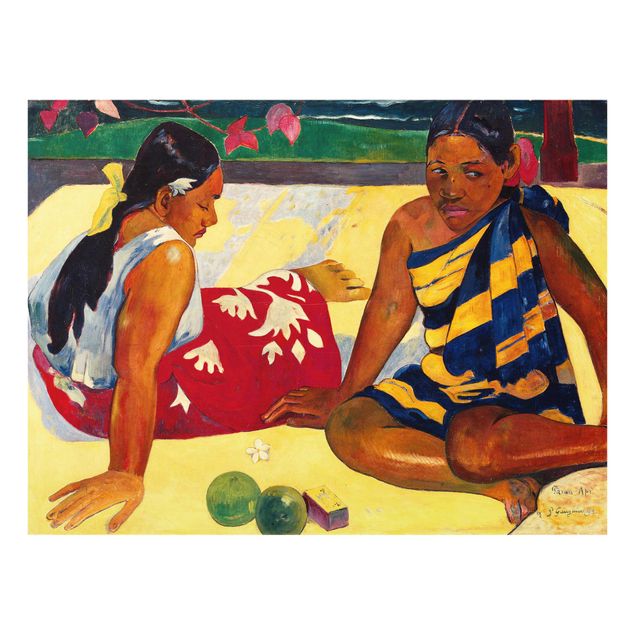 Wandbilder Portrait Paul Gauguin - Frauen von Tahiti
