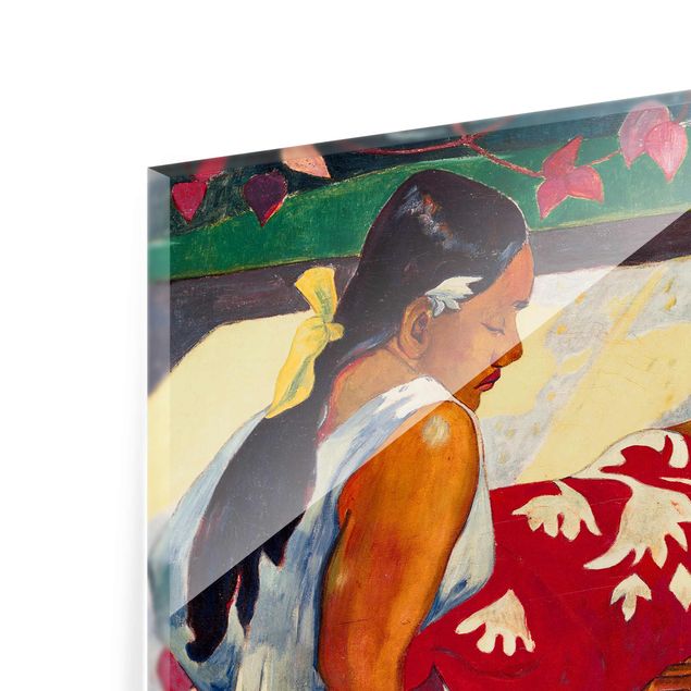 Wandbilder Rot Paul Gauguin - Frauen von Tahiti