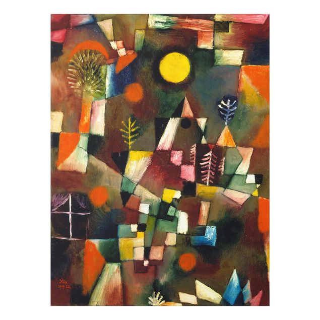 Wandbilder Abstrakt Paul Klee - Der Vollmond