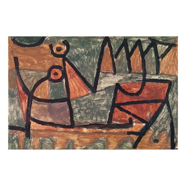 Wandbilder Abstrakt Paul Klee - Bootsfahrt