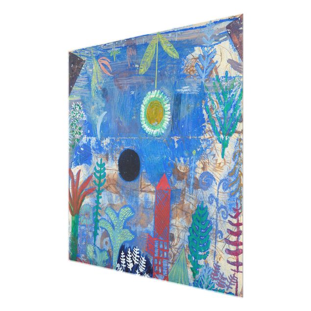 Wandbilder Blau Paul Klee - Versunkene Landschaft
