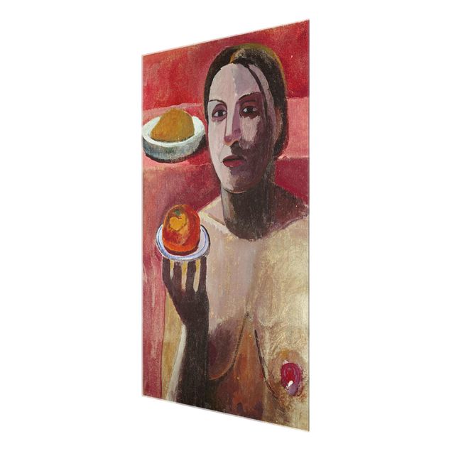 Wandbilder Modern Paula Modersohn-Becker - Halbakt einer Italienerin