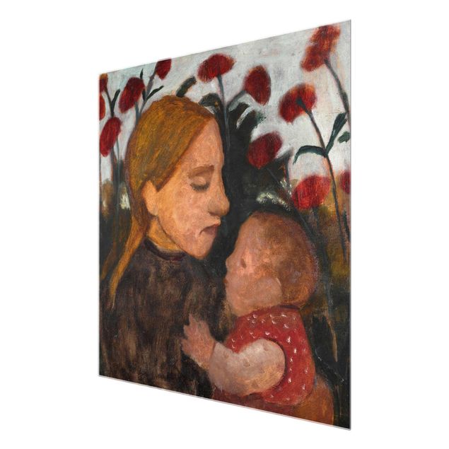 Wandbilder Modern Paula Modersohn-Becker - Junge Frau mit Kind