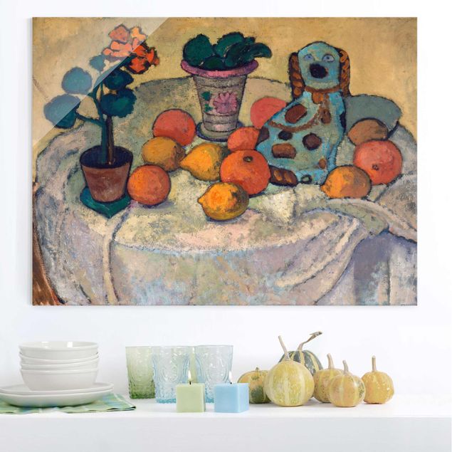 expressionistische Kunstdrucke Paula Modersohn-Becker - Stillleben mit Orangen