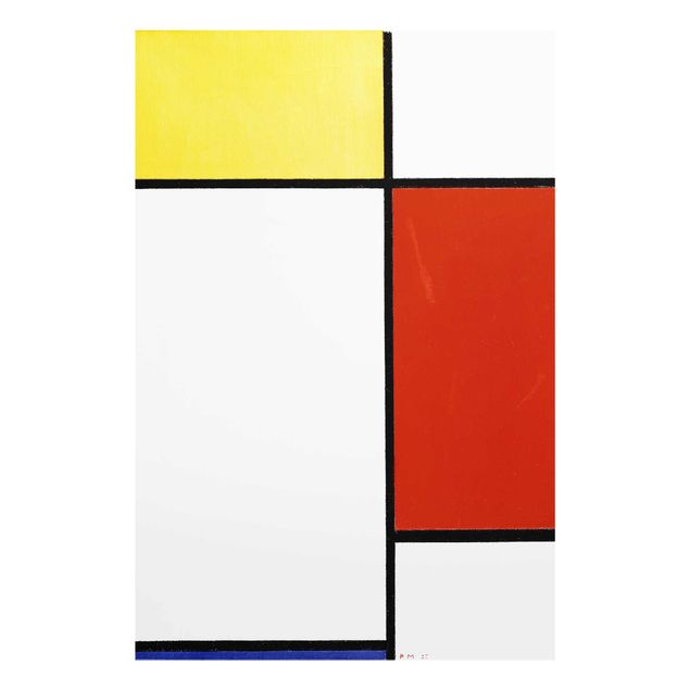 Wandbilder Kunstdrucke Piet Mondrian - Komposition I
