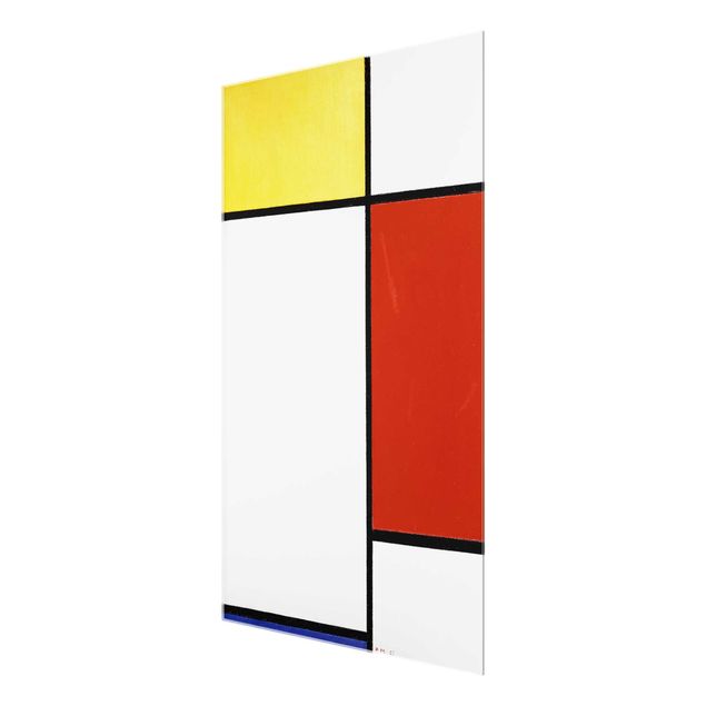 Wandbilder Abstrakt Piet Mondrian - Komposition I